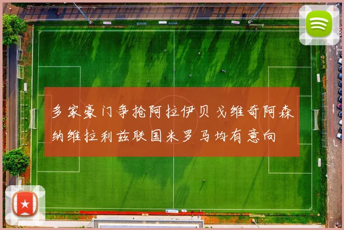 多家豪门争抢阿拉伊贝戈维奇阿森纳维拉利兹联国米罗马均有意向